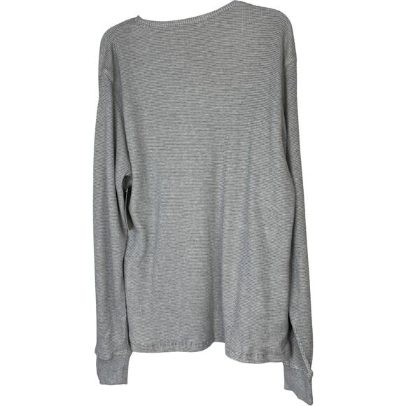 Threads 4 Thought Organic Cotton Waffle Knit Long Sleeve Top Size L Gray Neutral - Picture 6 of 13